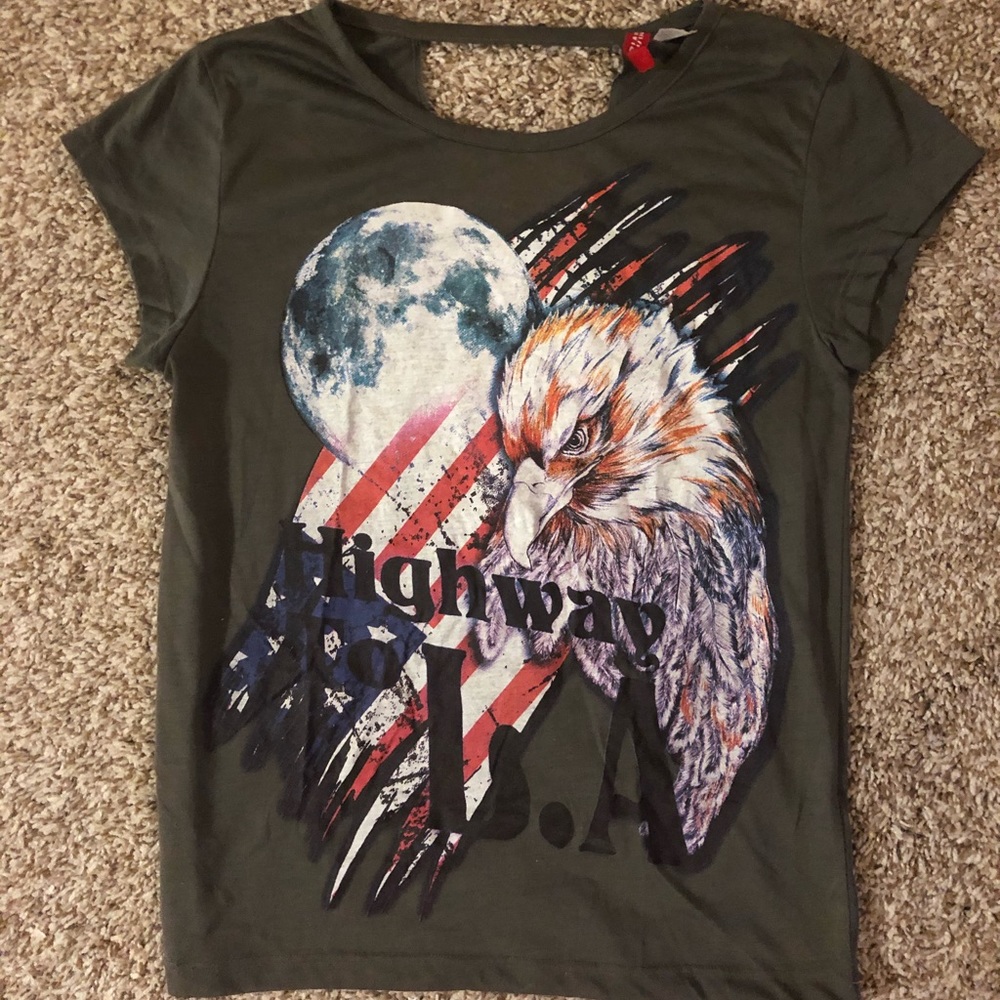 Gray Biker T-shirt